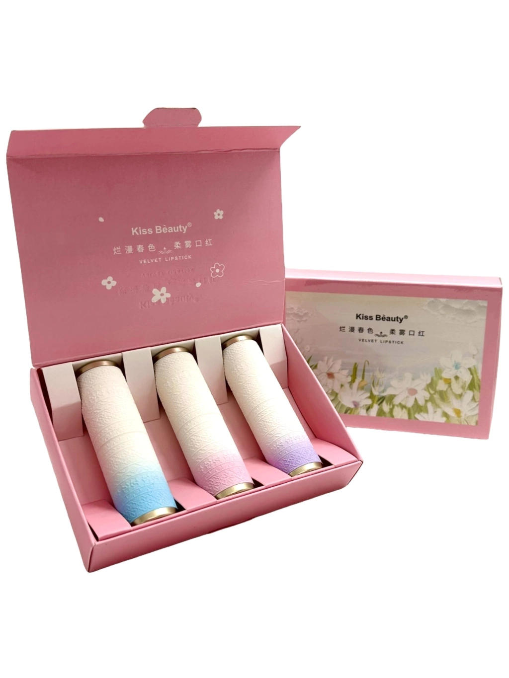 Miniatura 2 de Labial texture Velvet Kiss Beauty pack x 3